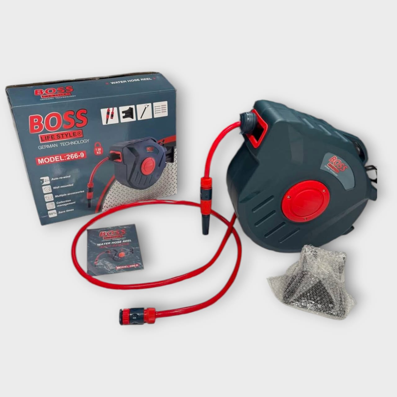 Water Hose Reel – Auto Rewind System - Atlow Gulf Hardware Store