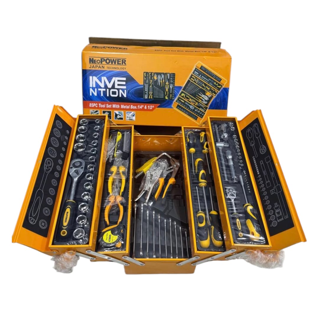 85 pcs Tool Box Metal - Atlow Gulf Hardware Store